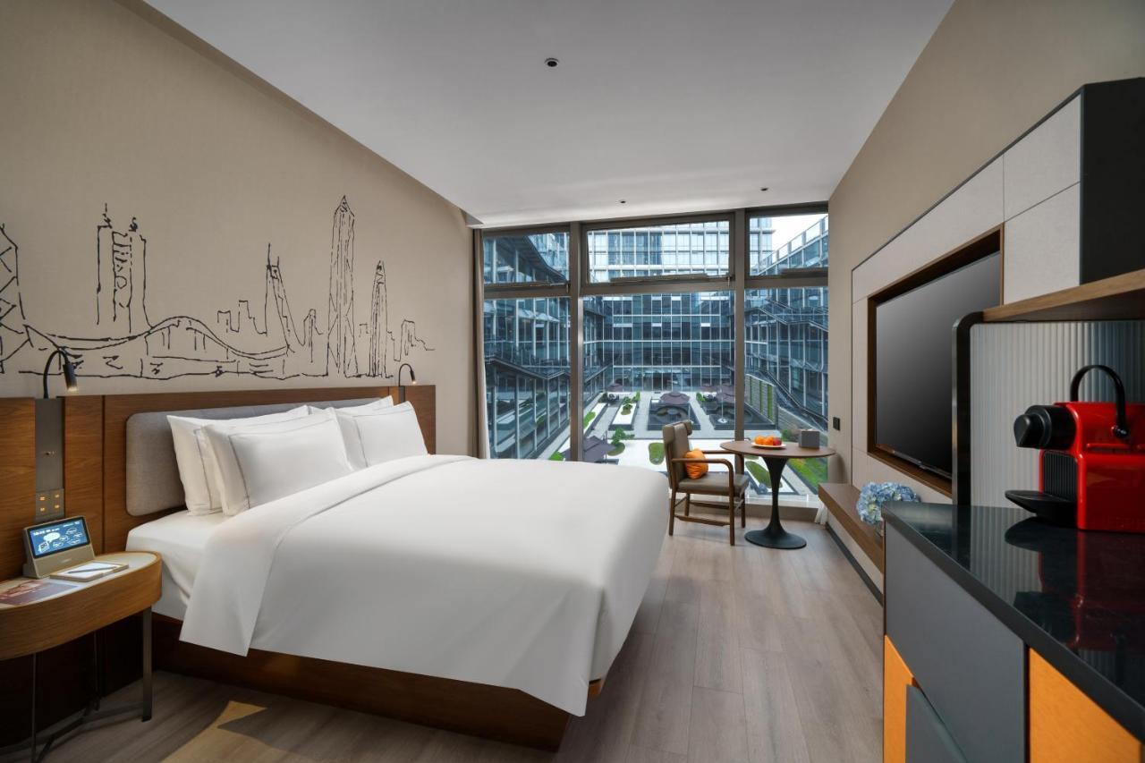 Urcove By Hyatt Futian Cbd Hotell Shenzhen Exteriör bild